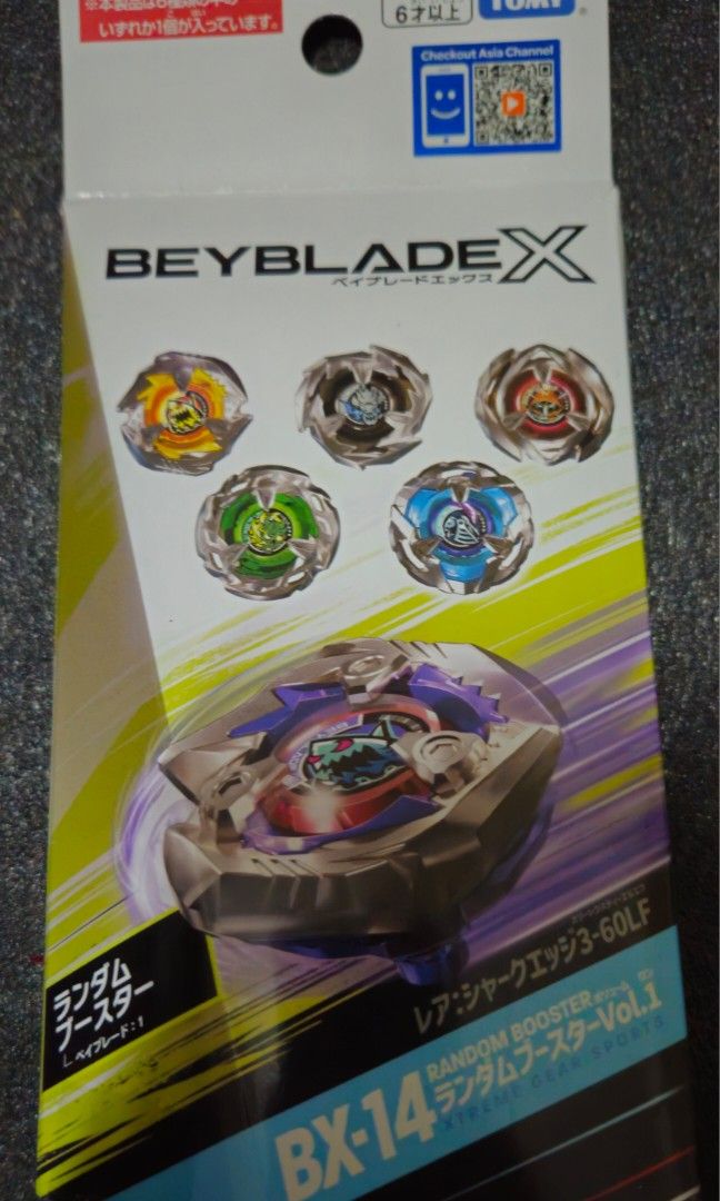 TAKARA TOMY BEYBLADE X | BX-14 Random Booster Vol. 1 - Lot complet sans boîte neuf avec