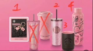 Blackpink x Starbucks 聯名merchandise