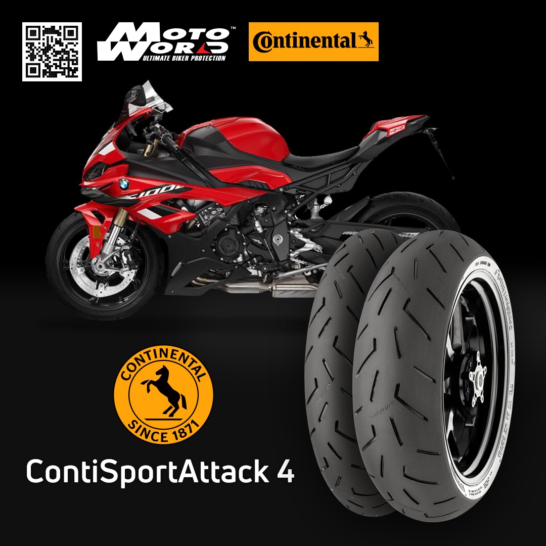 BMW S1000RR Continental Conti SportAttack 4 Motorcycle Tyre ...