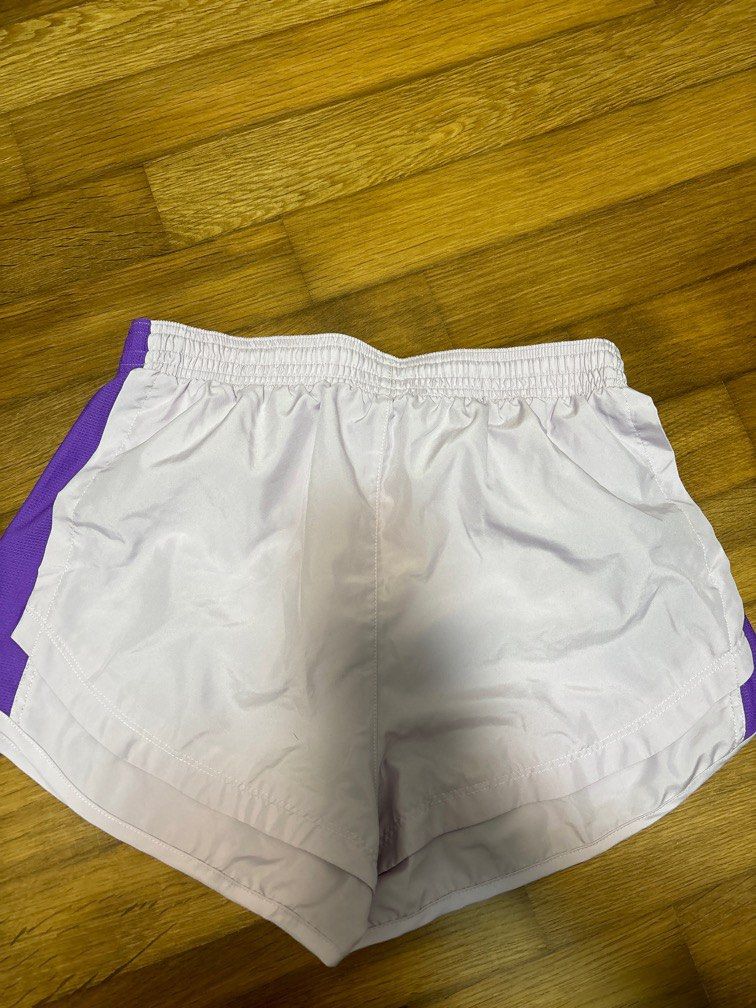 bn nike dri fit running shorts in lilac purple size m Women s