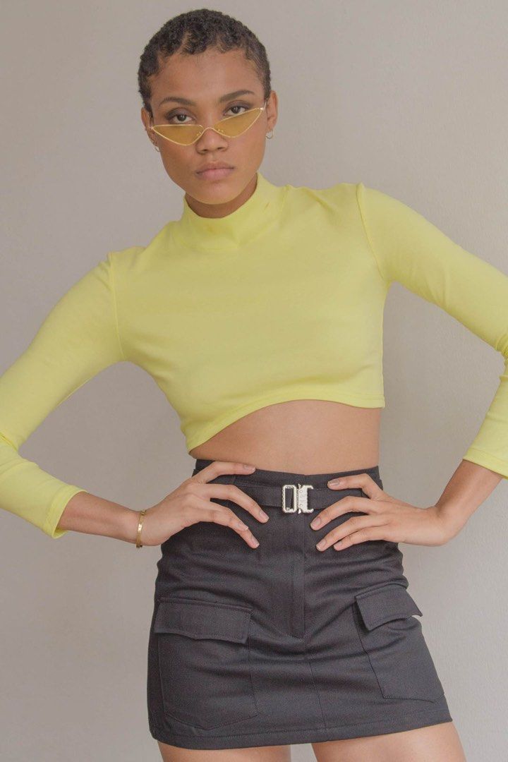 Lemon curve new arrivals tops