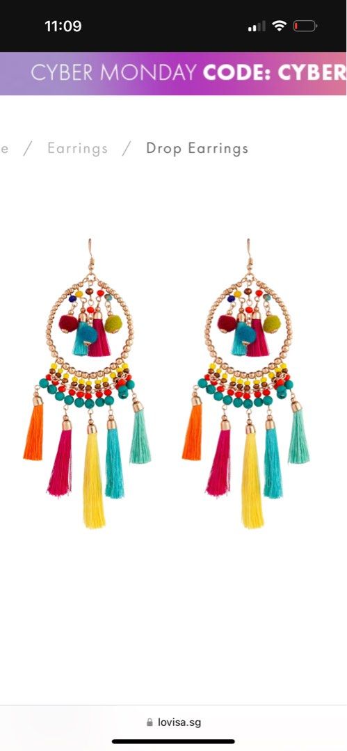 Cyber monday earrings discount