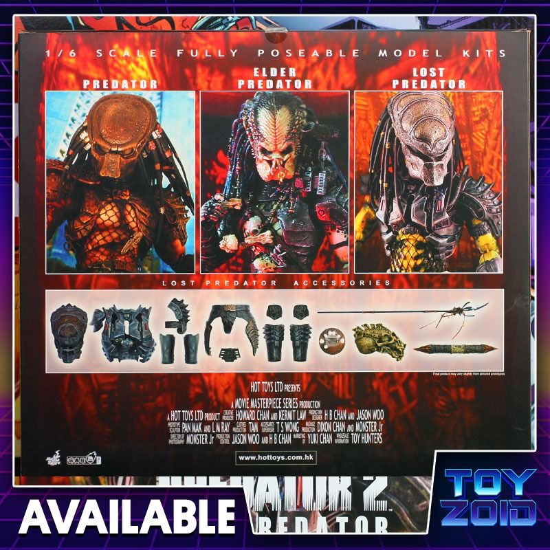 BOX ONLY Hot Toys Predator 2 Lost Predator MMS 76, Hobbies & Toys, Toys ...