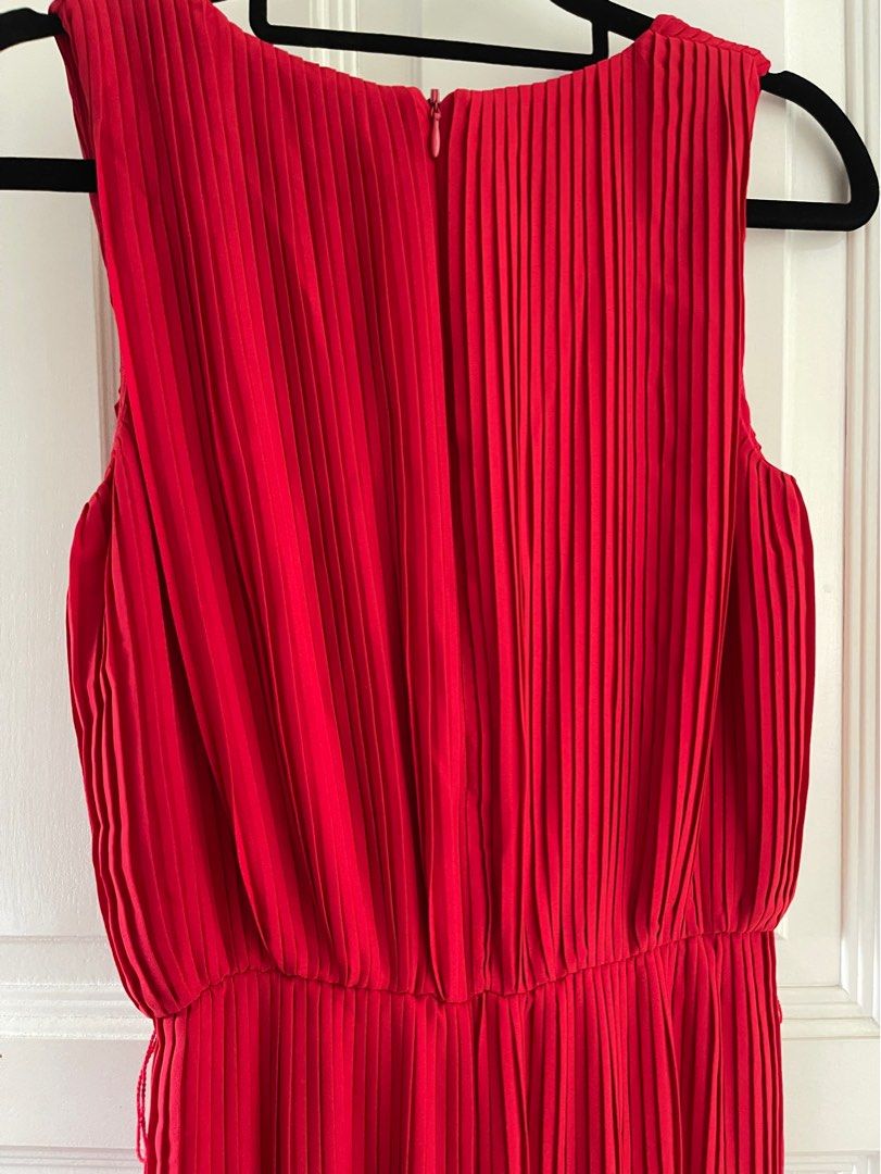 Massimo dutti red jumpsuit online