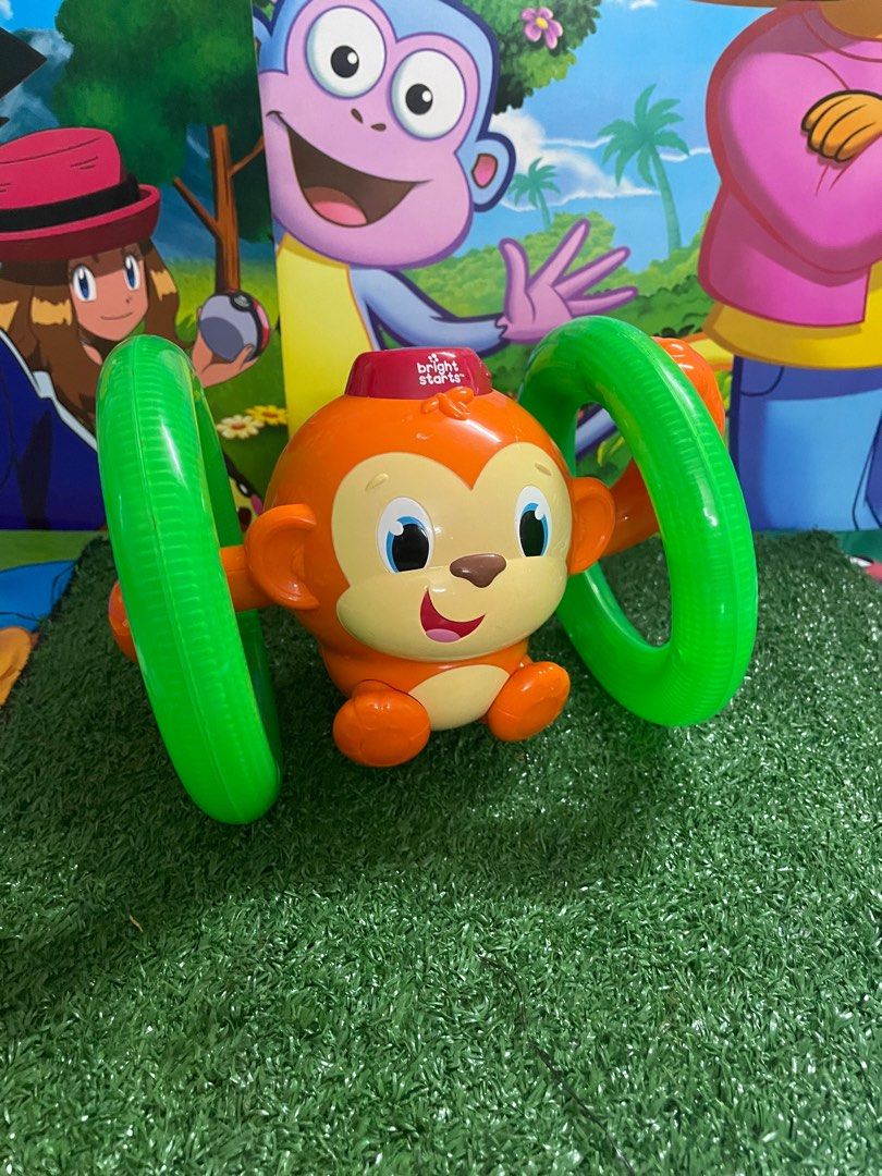 Bright starts outlet rolling monkey