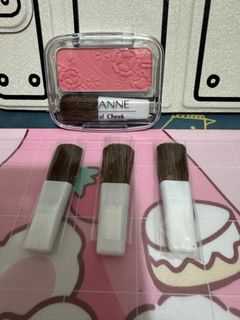 $1@ 全新 日本 CEZANNE 迷你胭脂掃/腮紅掃64235955648513110