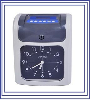 Bundy Clock with Analog Display, Time Recorder Machine