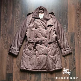 BURBERRY LONDON | Classic Nylon Nova Inlay Winter Coat Jacket