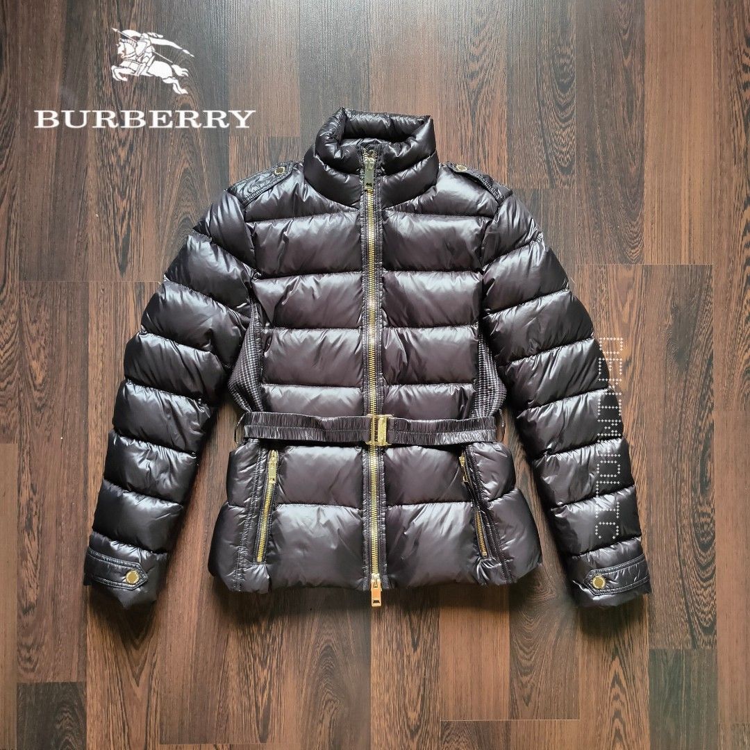 BURBERRY LONDON ENGLAND Women s Down Puffer Jacket Quilted Check