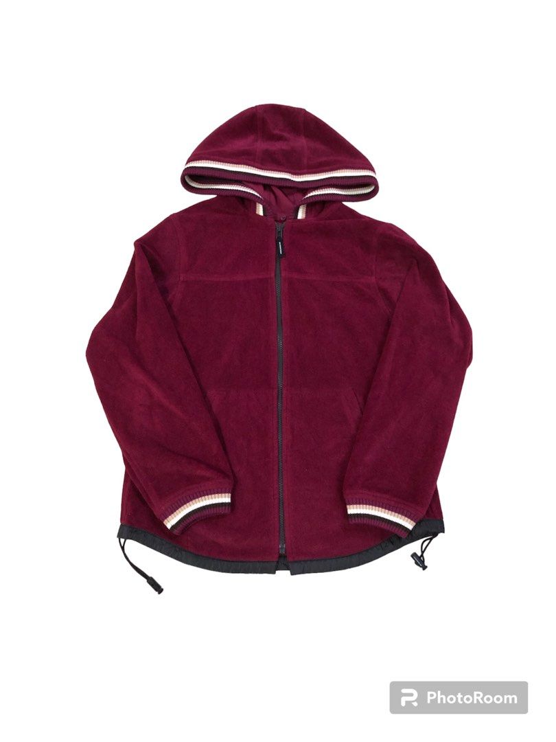 Burberry velvet hoodie hotsell