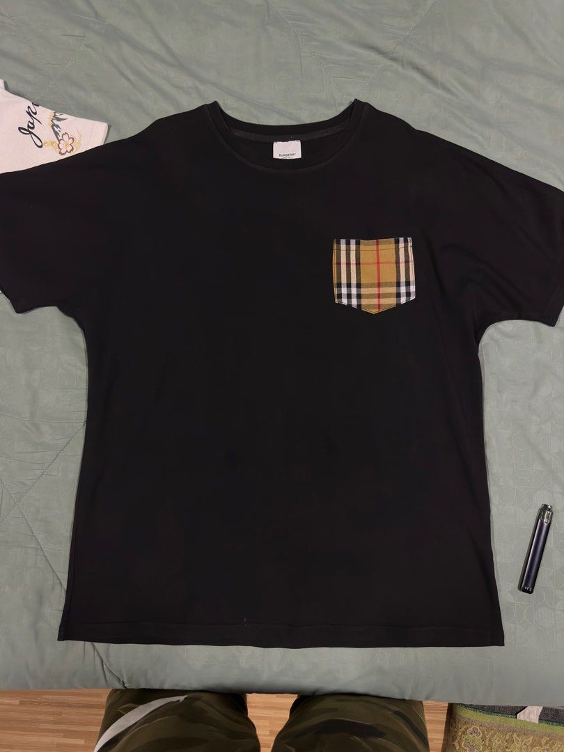 Burberry pocket tee cheap