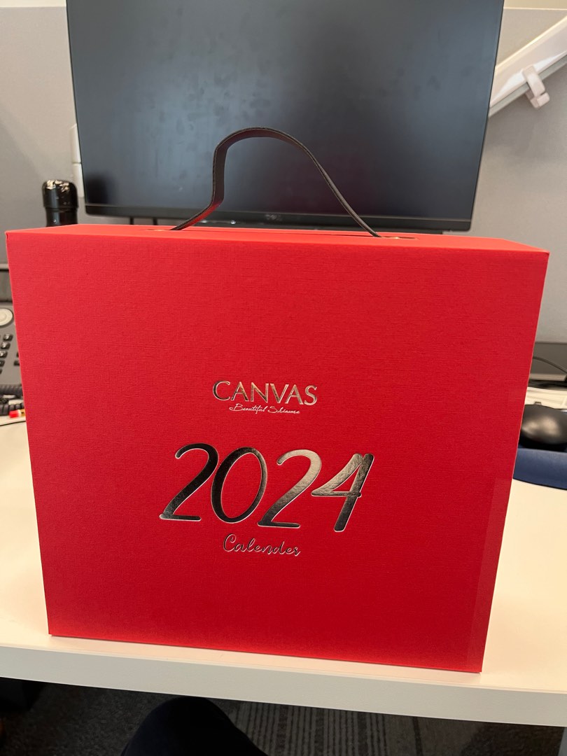 Canvas 2024 calendar 月曆, 興趣及遊戲, 手作＆自家設計, 文具及工藝 畫作及印刷品 Carousell