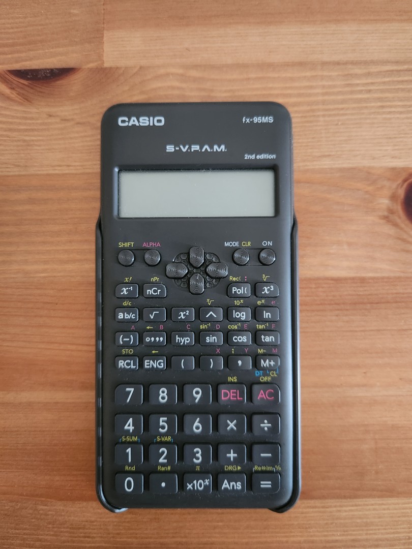 CASIO FX-95MS, Computers & Tech, Office & Business Technology on Carousell