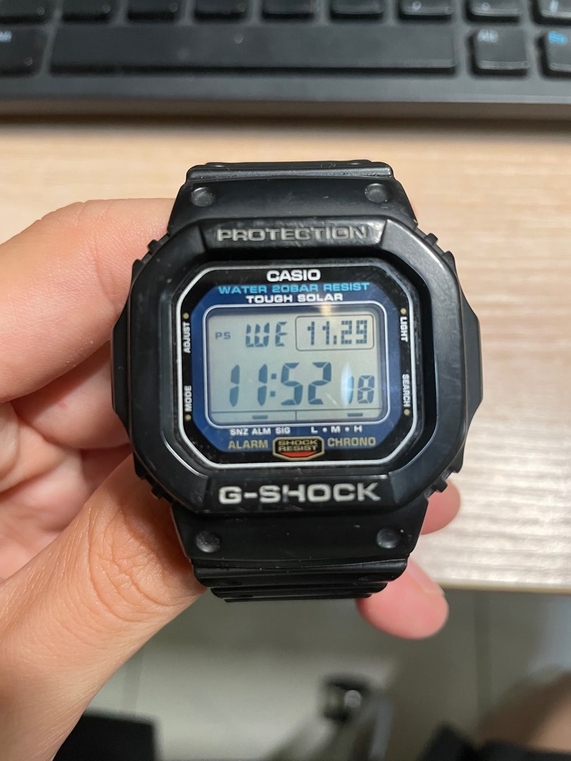 Casio G 5600E G SHOCK Tough Solar Watch Men s Fashion Watches