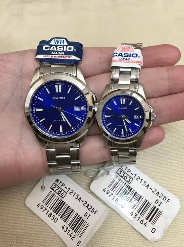 CASIO STAINLESS BLUE (Category: Men's Watches) located in Manila. Submitted by awesome02 (Listing ID 1268383513, Image 3). Description: Casio MTP-1183A-2ADF Silver Stainless Steel Strap Watch for Men SPECIFICATIONS: Item Shape Circle Display Type Analog Clasp Type Triple-fold Analog 3 Hands (hour, minute, second) Date Display Case Material Stainless-steel Case Color Silver Band Material Stainless-steel Band Color Silver Dial Color Blue Dial Mater
