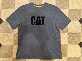 CAT Footwear Caterpillar 短T  灰色 品牌T恤 衣長71cm 袖長24cm 肩寬50cm