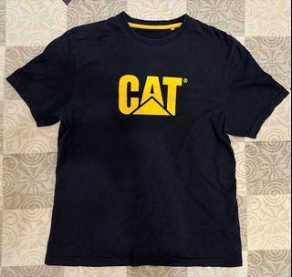 CAT Footwear Caterpillar 短T 黑色 品牌T恤 衣長71cm 袖長22 肩寬49cm