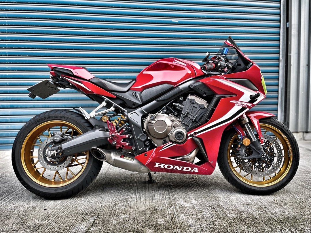 CBR650R 單孔蠍Ohlins後避震Ohlins防甩頭Andreani前叉鍛造框超多