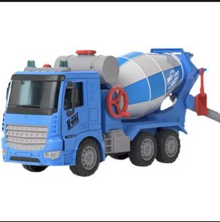 19 in 1 Construction Truck with Engineering Worker Toy Set, Mini Die-Cast  Engine Car in Carrier Truck, Double Side Transport Vehicle Play for Child