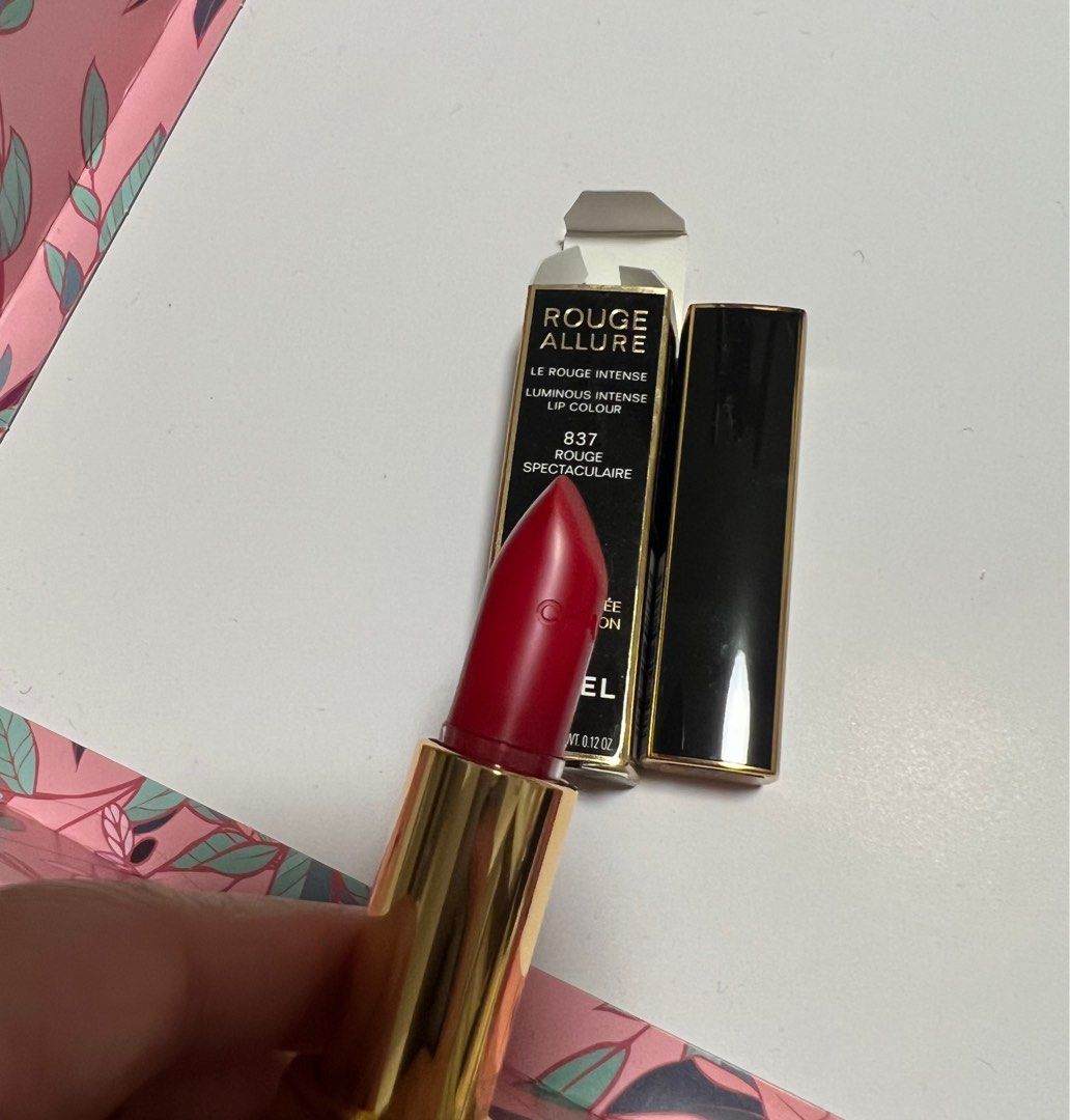 Chanel Lipstick 837 rouge spectaculaire 聖誕限定限量版唇膏口紅
