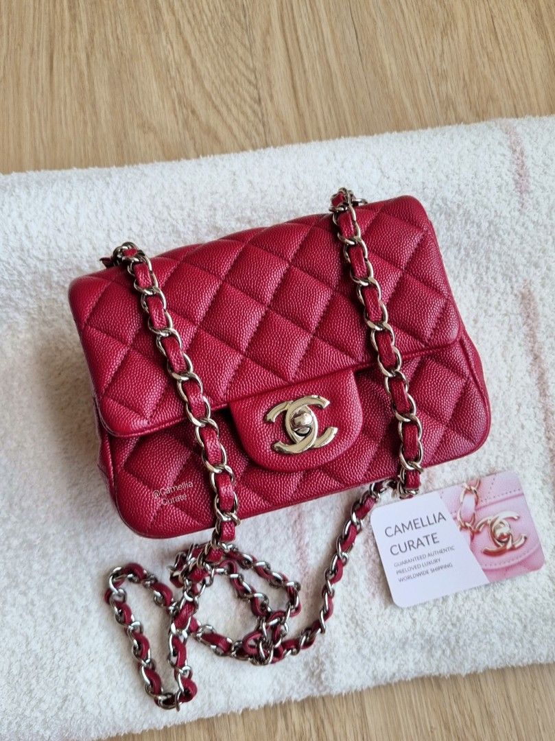 Chanel 17b red mini online