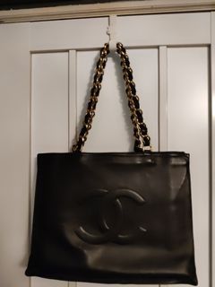 Chanel CV Vintage Nylon Tote Bag, Luxury, Bags & Wallets on Carousell