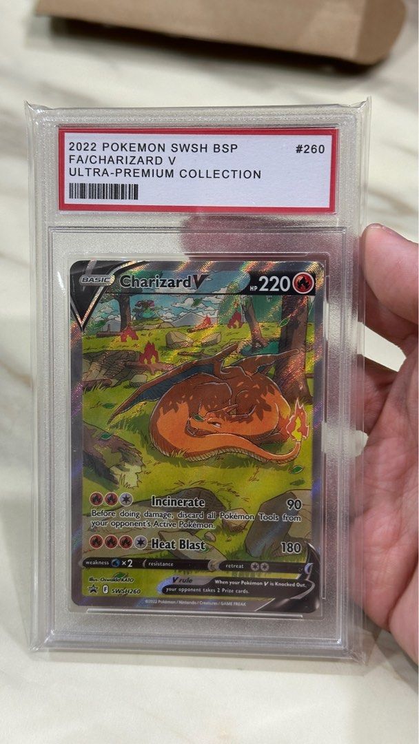 pokemon trading card game promo charizard v swsh260 UPC PSA 8 this card is the perfect way to showcase your collection. Charizard V #SWSH260 Prices |