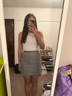 Checkered Skirt | Size 6