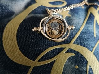 Christmas 聖誕 Harry Porter Hermione Time Turner Necklace 哈利波特 時間轉換器 時間沙漏 時光器 頸鏈 項鏈64215241880322110