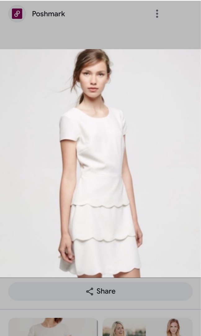 Club monaco sale scalloped dress