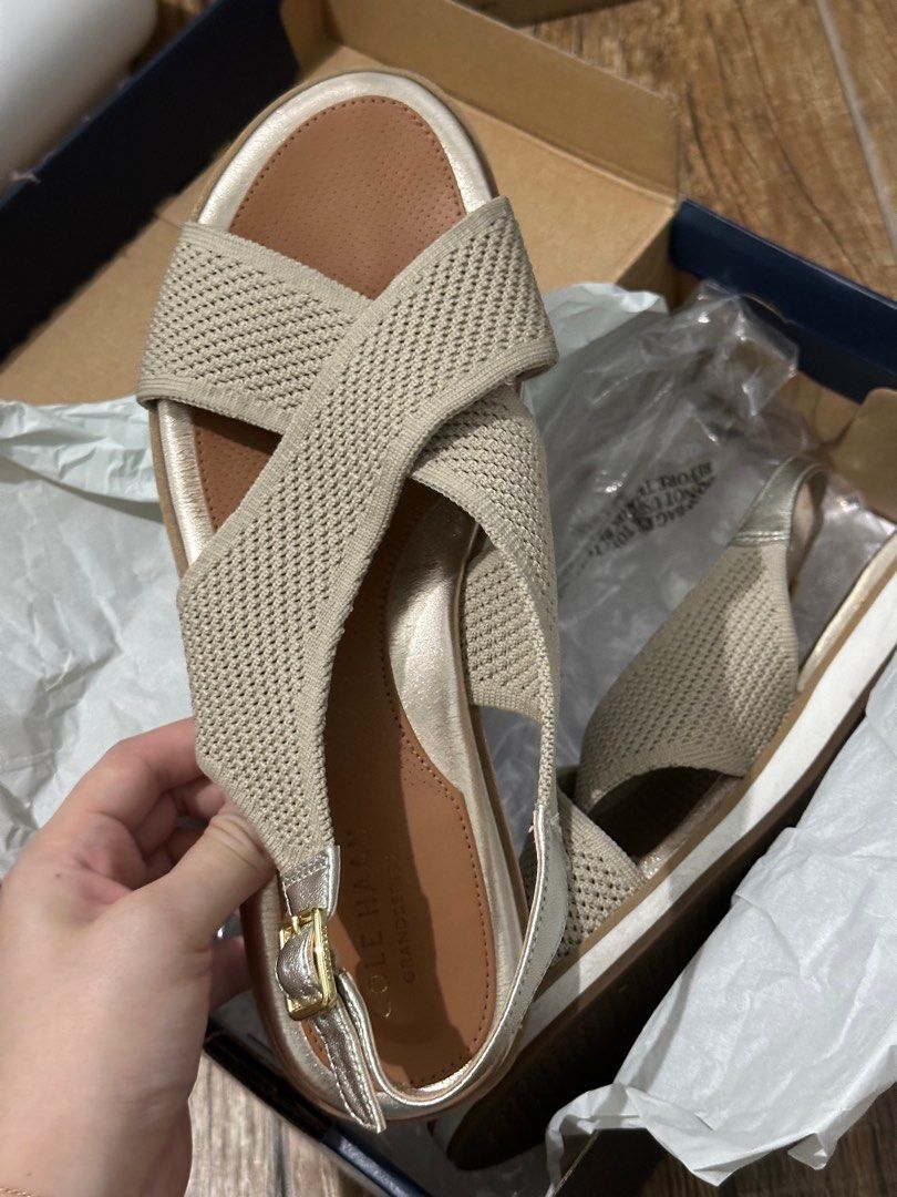 Cole Haan Mikaela Stitchlite Sandal, Women's Fashion, Footwear, Flats