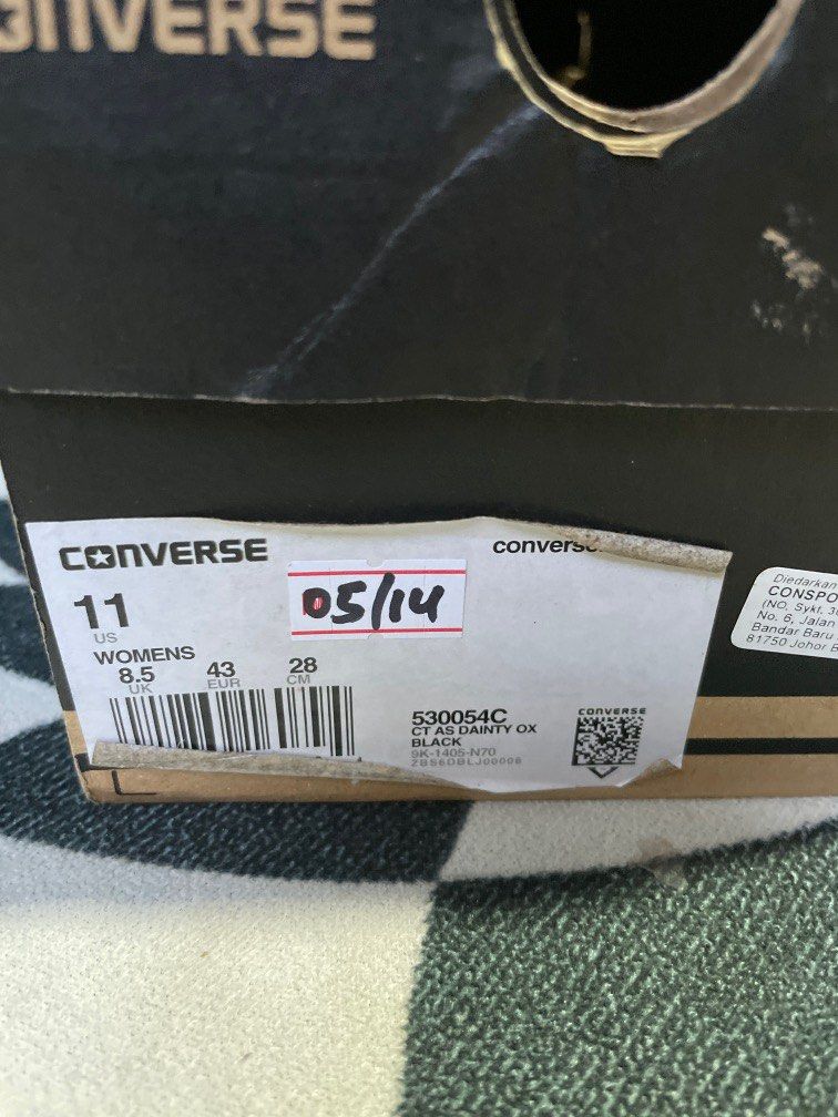 CONVERSE CHUCK TAYLOR ALL STAR DAINTY OX