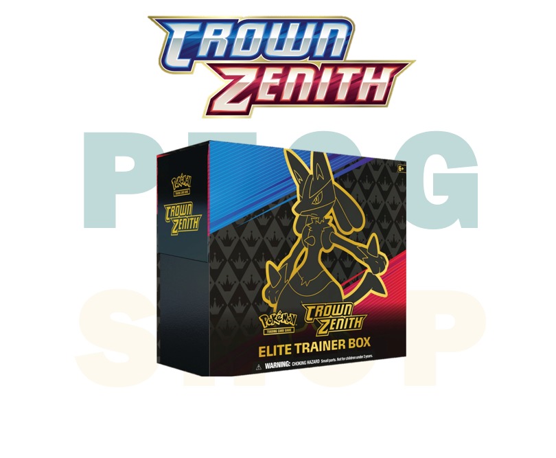 (PO) Crown Zenith Elite Trainer Box (SS12.5 ETB) Pokemon TCG booster pack, Hobbies & Toys