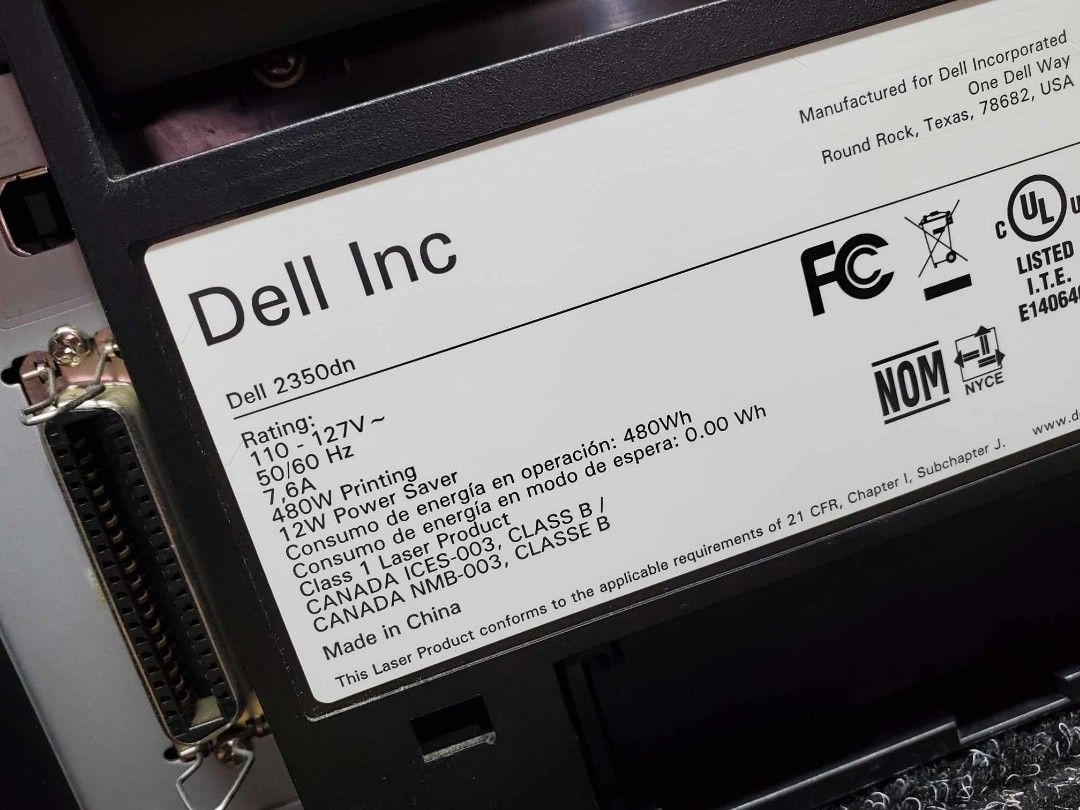 Dell 2350DN Laser Printer, Computers & Tech, Printers, Scanners