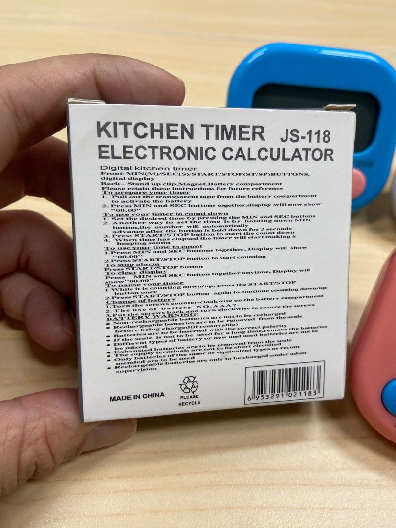 Digital Cooking Timers for Kitchen Baking Big Digits Loud Alarm - China Kitchen  Timers, Digital Timer