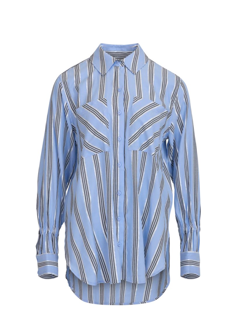 dkny striped shirt