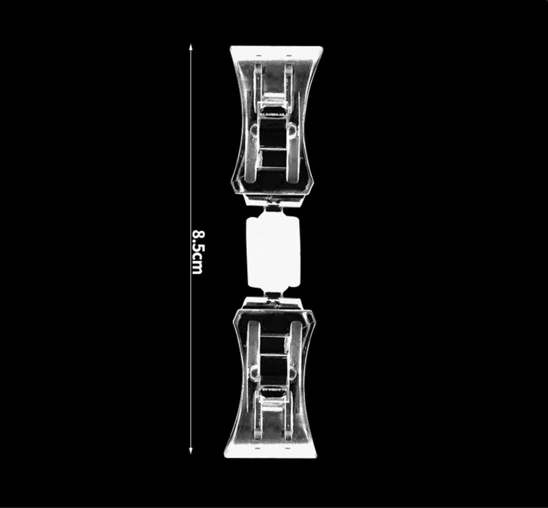 Double sided top plastic clips
