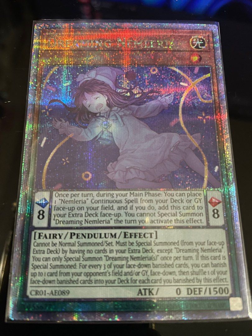 Dreaming Nemleria Asian English Yugioh prismatic, Hobbies & Toys, Toys &  Games on Carousell