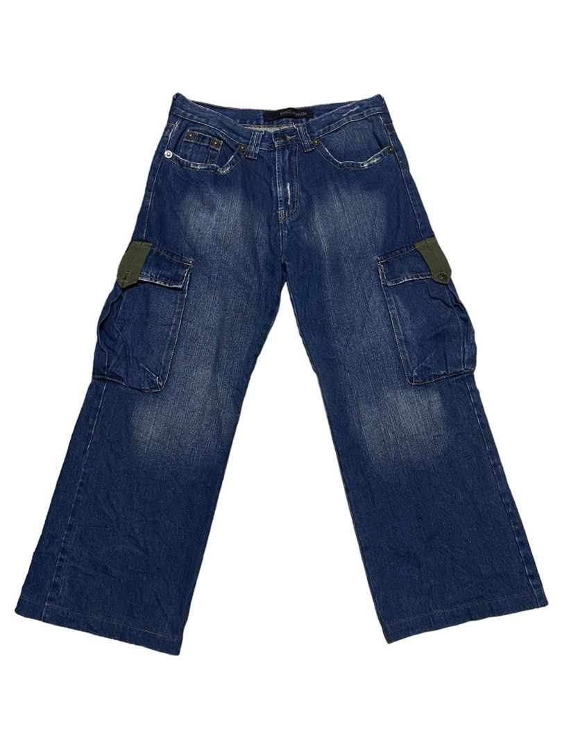 Dsquared2 embroidered spell out jeans Men s Fashion Bottoms