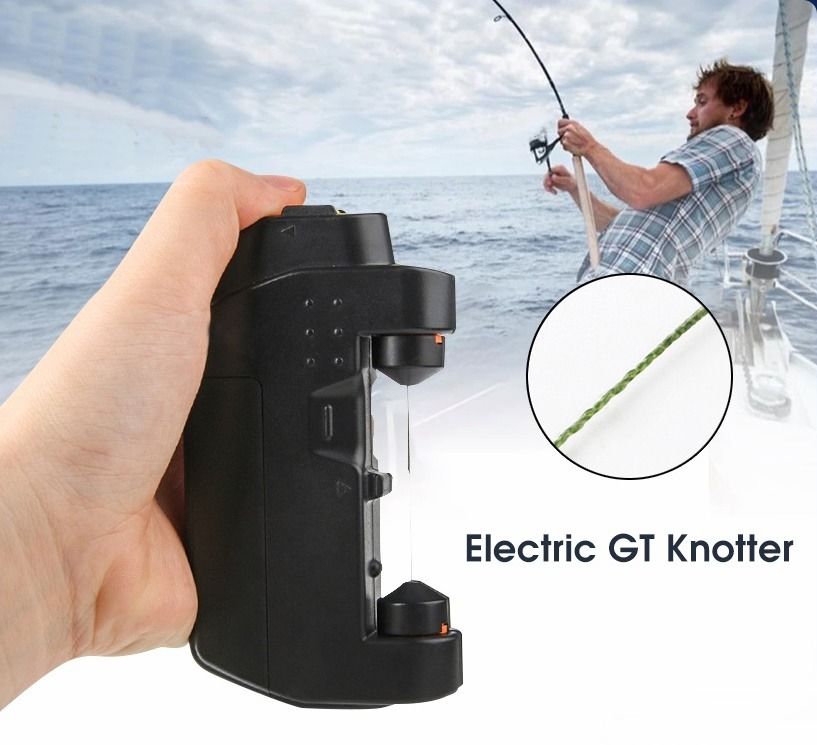 Electric Fish Knot Assist Tool Fast Electric Knotter Sea Fishing Automatic  Quick Knotter Connection Winder Fishing Accessories, Sports Equipment,  Fishing on Carousell