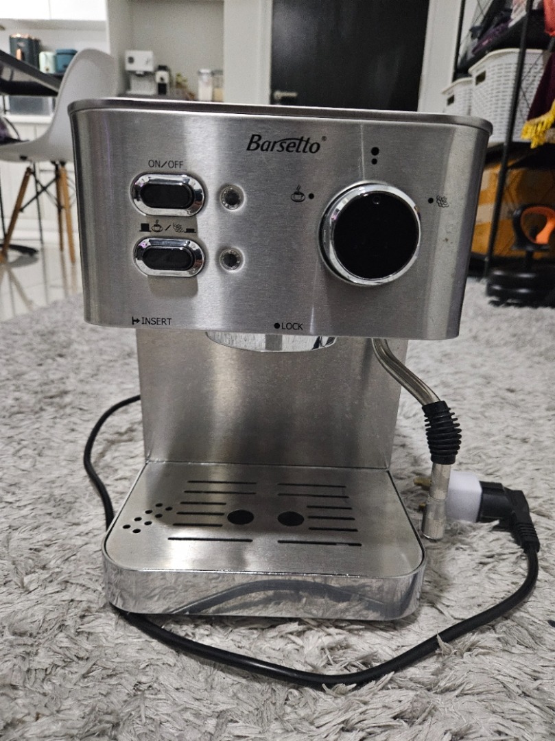 Espresso Coffee Machine Barsetto Full Set, TV & Home Appliances, Kitchen Appliances, Coffee