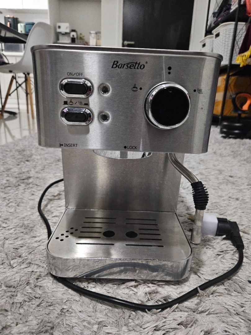 Espresso Coffee Machine Barsetto Full Set, TV & Home Appliances