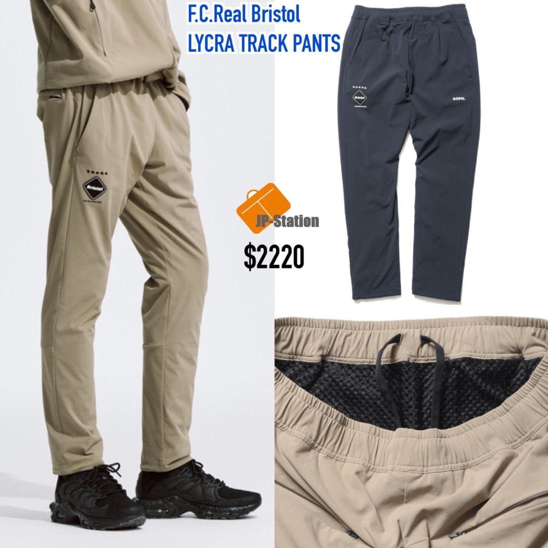 FCRB 2023AW 🇯🇵 F.C. Real Bristol 新作LYCRA TRACK PANTS, 男裝, 褲