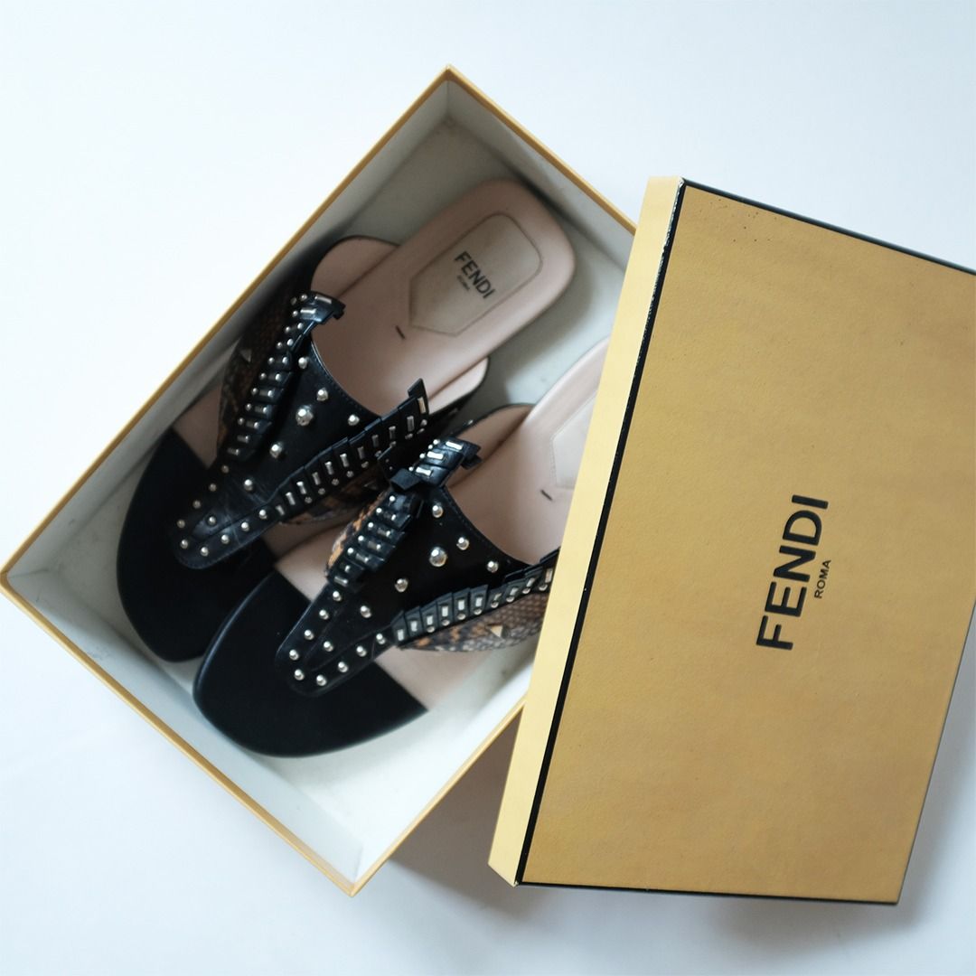 Sepatu sandal fendi outlet