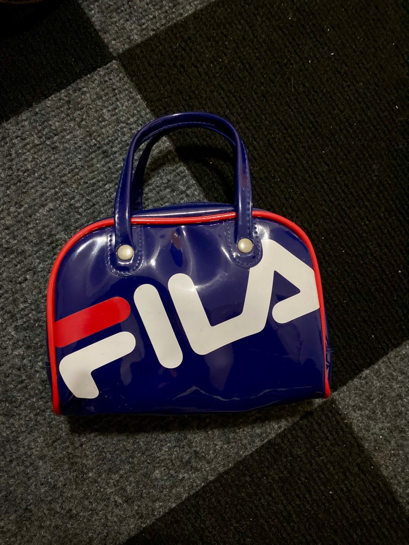 Fila mini handbag in pvc material Women s Fashion Bags Wallets Purses Pouches on Carousell