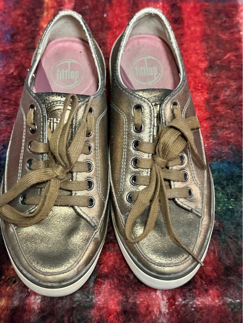 Fitflop gold outlet sneakers