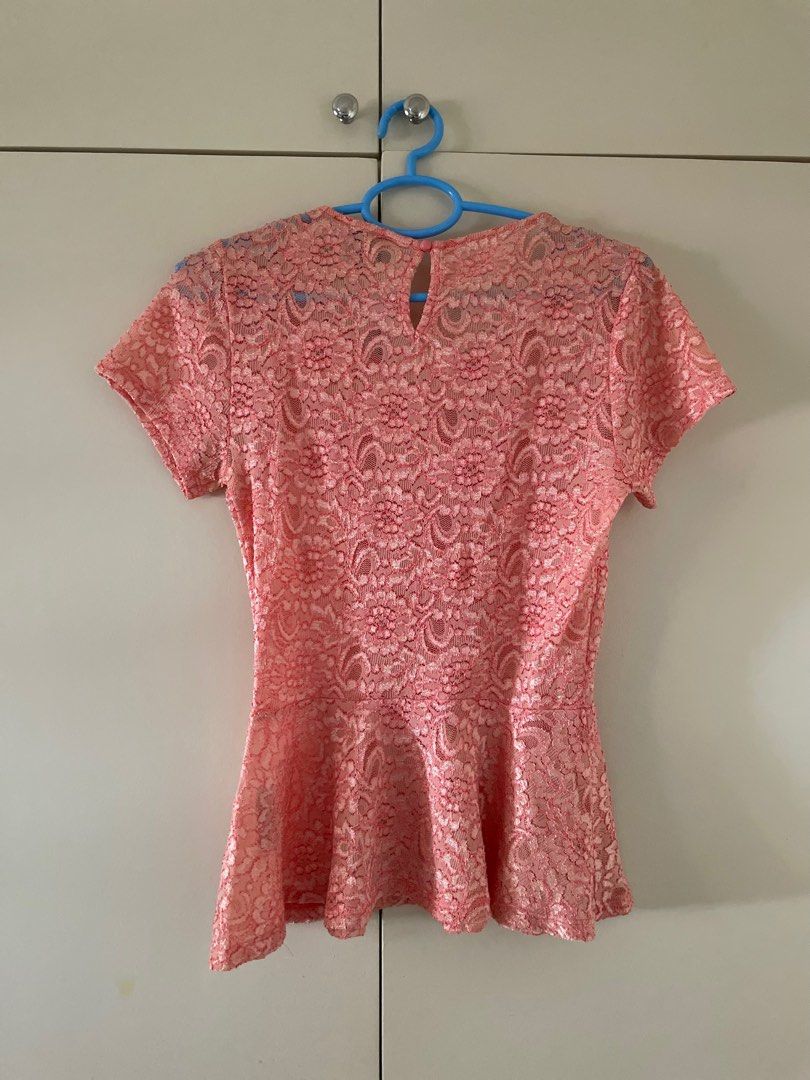 Coral blouse outlet forever 21