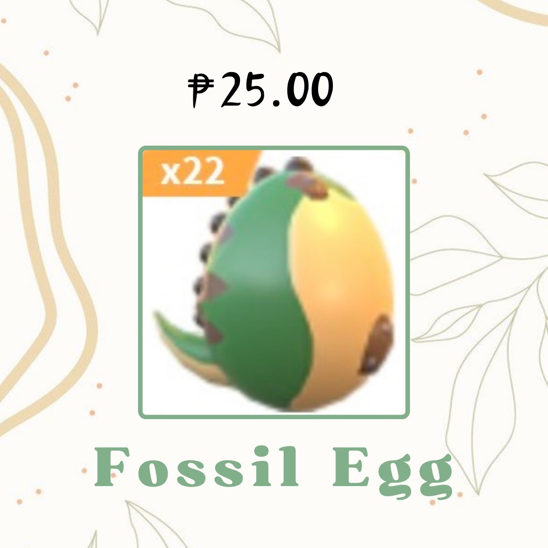 Fossil Egg, Video Gaming, Gaming Accessories, InGame Products on Carousell