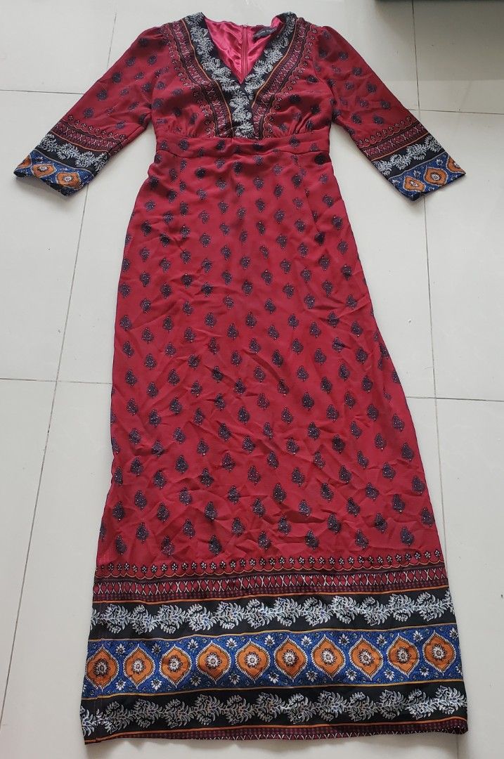 chinese dress ladies Alexis Dress / Turquoise Zebra Turquoise Zebra / L