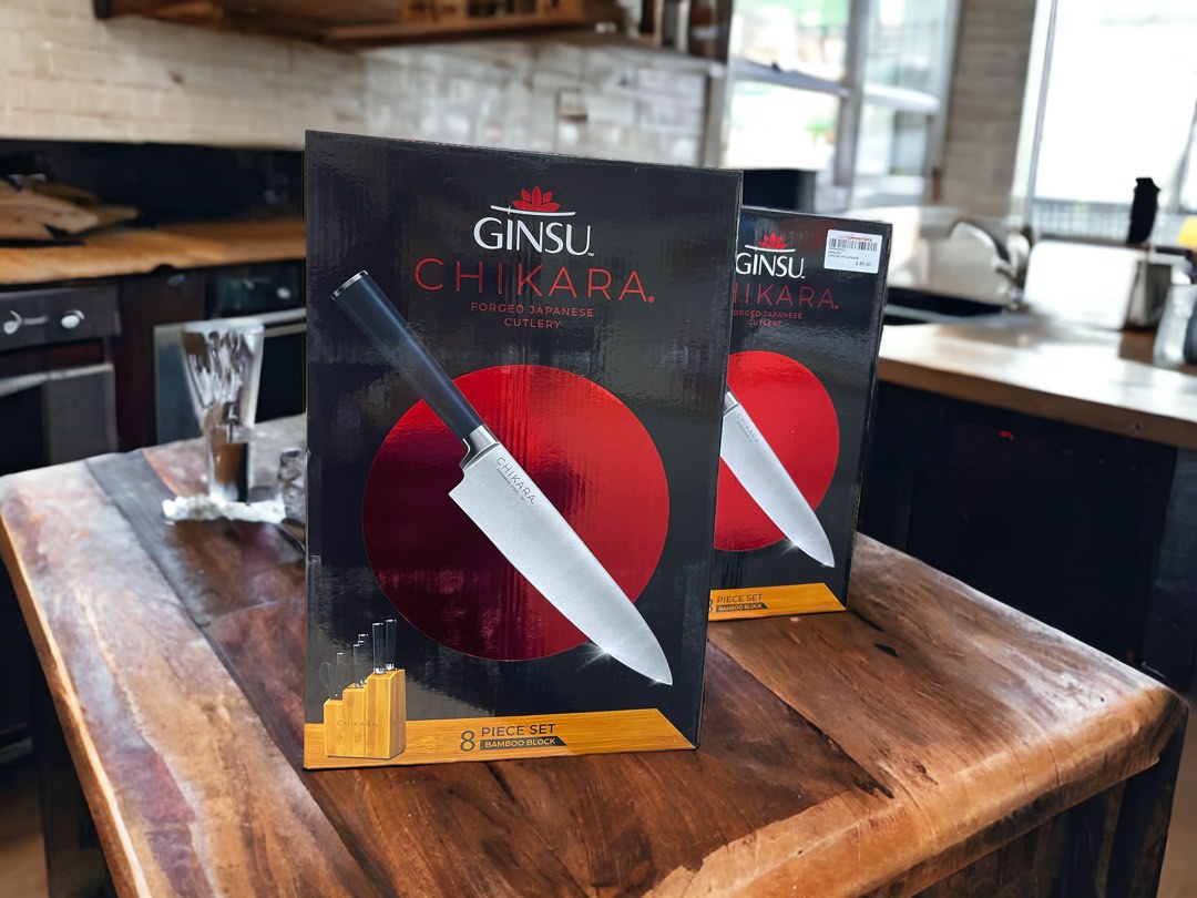  Ginsu Gourmet Chikara Series Forged 8-Piece Japanese